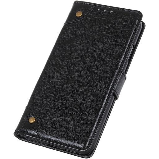 Mobigear Ranch Samsung Galaxy A40 Hülle Klapphülle Geldbörse - Schwarz
