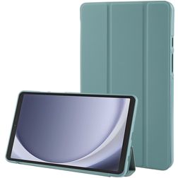 Mobigear Tri-Fold Gel Samsung Galaxy Tab A9 (2023) Hülle TPU,Kunstleder Klapphülle - Grün
