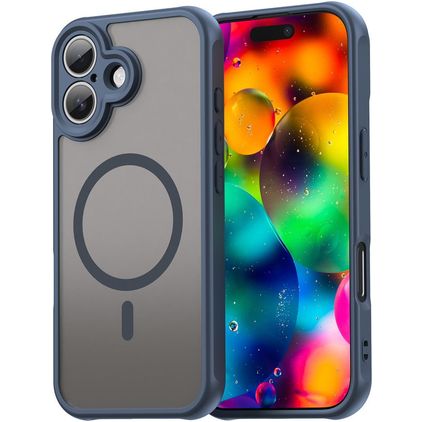 Mobigear Shockproof iPhone 18 MagSafe Hülle Hardcase Backcover - Blau