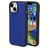 Mobiparts Classic iPhone 14 MagSafe Hülle TPU,Kunstleder Backcover - Sapphire Blue