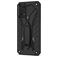 Mobigear Armor Stand Samsung Galaxy A03s Hülle Hardcase Backcover Stoßfest mit Ständer - Schwarz