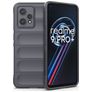 Mobigear Bumpy Realme 9 Pro Plus Hülle Flexibles TPU Backcover - Charcoal