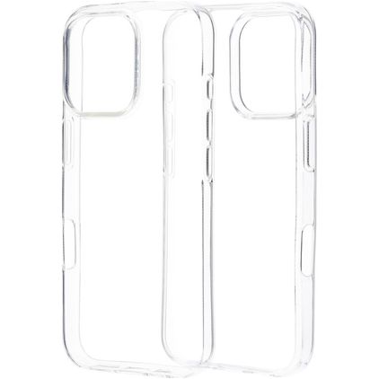 Mobiparts Classic Transparent iPhone 16 Pro TPU (flexibel) Backcover - Transparent