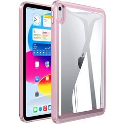 Mobigear Crystal iPad 10 (2022) Hardcase Hülle Backcover - Transparent / Pink