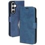 Mobiparts Classic Wallet Samsung Galaxy A55 Hülle Klapphülle Geldbörse - Steel Blue