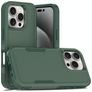 Mobigear Heavy Armor iPhone 16 Pro Hülle Hardcase Backcover Stoßfest - Grün
