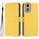 Mobigear Urban Wallet Motorola Moto E14 Hülle Klapphülle Geldbörse - Gelb