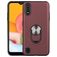 Mobigear Armor Ring Samsung Galaxy A01 Hülle Hardcase Backcover Stoßfest mit Ringhalter - Rot
