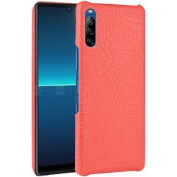 Mobigear Croco Sony Xperia L4 Hardcase Backcover - Rot