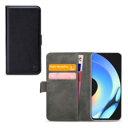 Mobilize Classic Gelly Wallet Realme 10 Pro Klapphülle Portemonnaie - Schwarz