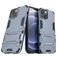 Mobigear Armor Stand iPhone 13 Mini Hülle Hardcase Backcover Stoßfest mit Ständer - Blau