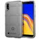 Mobigear Rugged Shield Xiaomi Redmi 9A Hülle Flexibles TPU Backcover Stoßfest - Grau