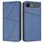 Mobigear Frosted Flip iPhone Air Hülle Klapphülle Geldbörse - Blau