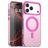 Mobigear Shockproof iPhone 17 Pro MagSafe Hülle Hardcase Backcover - Pink