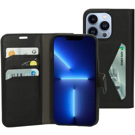 Mobiparts Classic Wallet iPhone 13 Pro Hülle Klapphülle Geldbörse - Schwarz