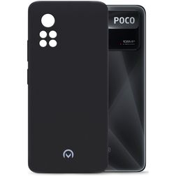 Mobilize Rubber Gelly POCO X4 Pro 5G Hülle Flexibles TPU Backcover - Matt Black