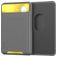 Mobigear Pocket Silikon Kartenetui - 2 Karten - MagSafe Kompatibel - Grau