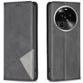 Mobigear Rhombus Slim OPPO Find X6 Pro Hülle Klapphülle - Schwarz