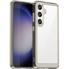 Mobigear Crystal Samsung Galaxy S24 Hülle Hardcase Backcover - Grau