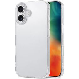 Mobigear Basics Durchsichtig iPhone 16 Plus Hülle Flexibles TPU Backcover - Transparent