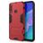 Mobigear Armor Stand Huawei P40 Lite E Hülle Hardcase Backcover Stoßfest mit Ständer - Rot