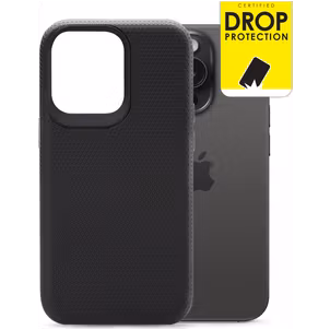 My Style Tough iPhone 15 Pro Hülle Hardcase Backcover Stoßfest - Schwarz