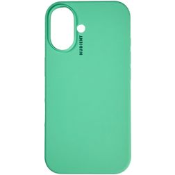 Nudient Base iPhone 16 Plus Silikon Backcover - Mint Green