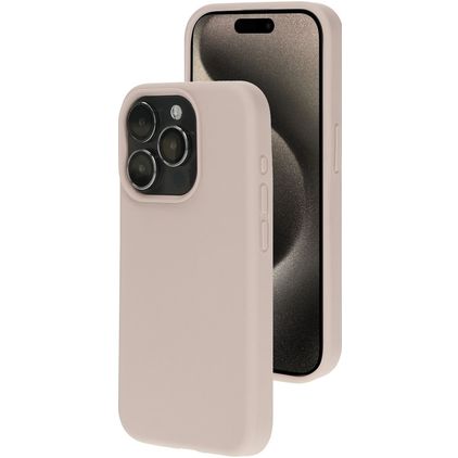 Mobiparts iPhone 15 Pro Silikon Hülle Backcover - Soft Salmon