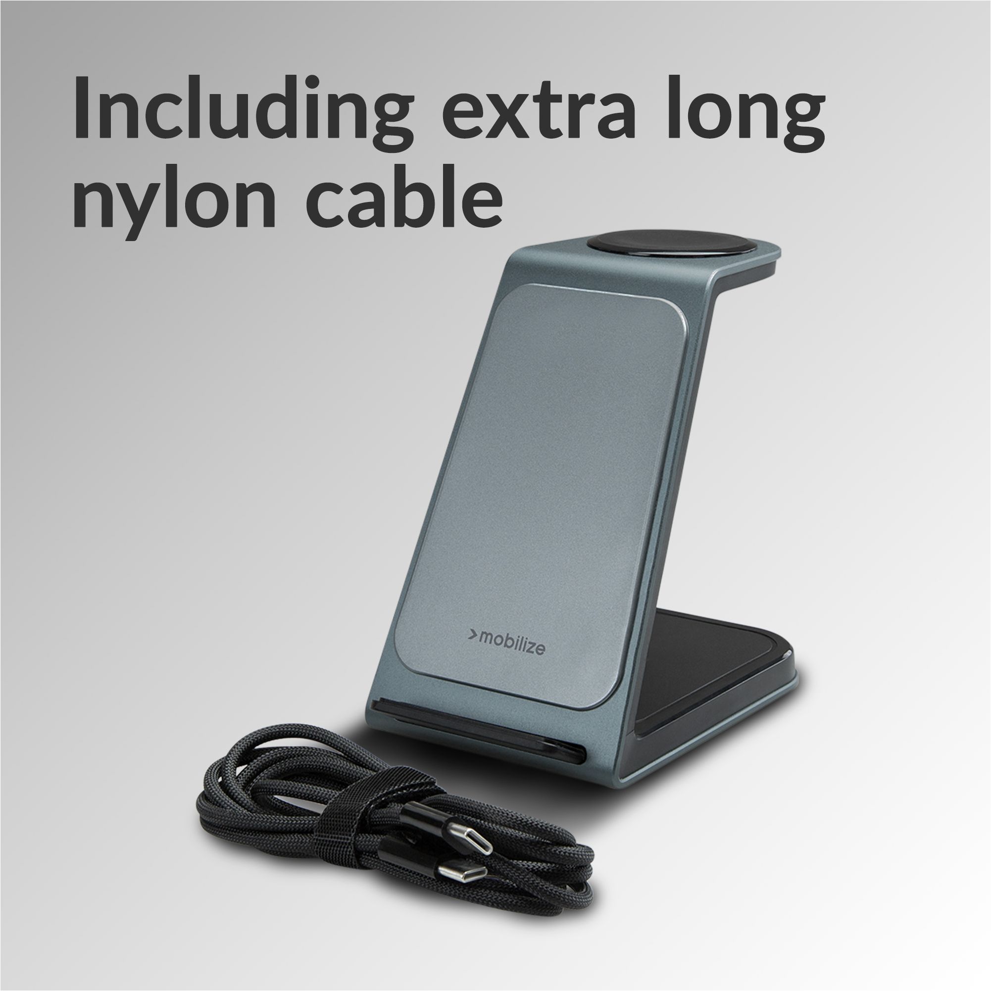 Minthouz 3-in-1 Würfel Ladestation – 15W Qi Wireless Charger Für IPhone, Apple Watch, AirPods