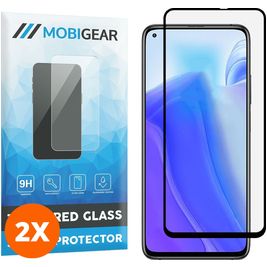 Mobigear Premium Xiaomi Mi 10T Panzerglas Gehärtetes Glas Displayschutz - Hüllenfreundlich - Schwarz (2er Pack)