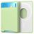 Mobigear Pocket Silikon Kartenetui - 2 Karten - MagSafe Kompatibel - Grün