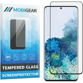 Mobigear Premium Samsung Galaxy S20 Plus Panzerglas Gehärtetes Glas Displayschutz - Hüllenfreundlich - Schwarz