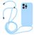 Mobigear Lanyard iPhone 14 Pro Max Silikon Handykette - Babyblau