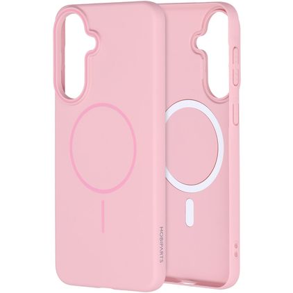 Mobiparts Slim Line Samsung Galaxy A37 MagSafe Hülle Hardcase Backcover - Blush Pink