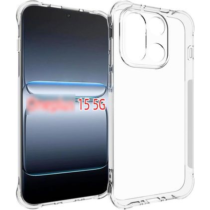 Mobigear Cushion Durchsichtig OnePlus 15 Hülle Flexibles TPU Backcover - Transparent