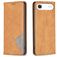 Mobigear Rhombus Slim iPhone Air Klapphülle - Cognac