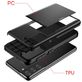 Mobigear Brushed Credit Card Slot Case Black Samsung Galaxy S21