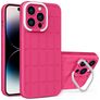 Mobigear Cube iPhone 14 Pro Hülle Hardcase Backcover mit Ständer - Magenta