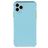 Mobigear Cushion iPhone 12 Pro Max Hülle Flexibles TPU Backcover Stoßfest - Blau