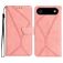 Mobigear Stitch iPhone Air Hülle Klapphülle Geldbörse - Pink
