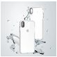 Mobigear Full Bumper iPhone XS Max Hülle Hardcase Backcover Stoßfest - Weiß / Transparent