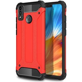 Mobigear Outdoor HONOR 9X Lite Hülle Hardcase Backcover Stoßfest - Rot