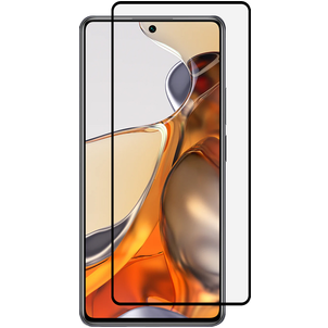 Mobigear Premium Xiaomi 11T Pro Panzerglas Gehärtetes Glas Displayschutz - Hüllenfreundlich - Schwarz