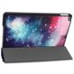 Mobigear Tri-Fold iPad 7 (2019) Hülle Klapphülle - Galaxis