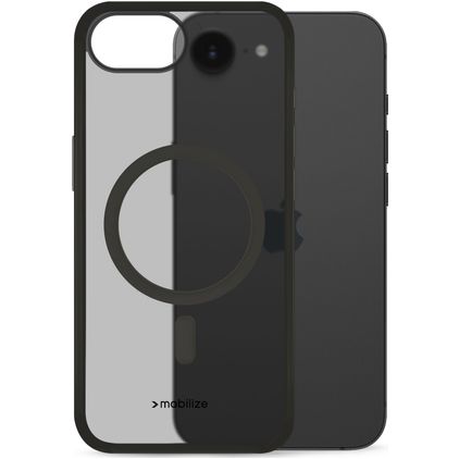 Mobilize Hybrid Pro iPhone 16e MagSafe Hülle Hardcase Backcover Stoßfest - Schwarz