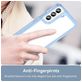 Mobigear Crystal Samsung Galaxy S23 Hülle Hardcase Backcover - Transparent / Blau