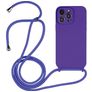 Mobigear Lanyard iPhone 14 Pro Max Silikon Handykette - Lila