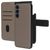 Mobiparts Wallet Samsung Galaxy A16 MagSafe Hülle Echtes Leder Abnehmbare 2in1 Klapphülle Geldbörse - Taupe
