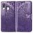 Mobigear Butterfly Samsung Galaxy A40 Hülle Klapphülle Geldbörse - Lila