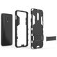 Mobigear Armor Stand OnePlus 6T Hülle Hardcase Backcover Stoßfest mit Ständer - Rot